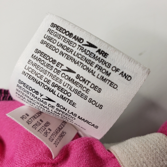 Speedo Ultraback Colorblock SPF50+ Chlorine Resistant Onepiece Swimmers Suit L - Picture 3 of 14